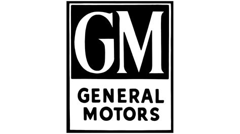 general motors logo black